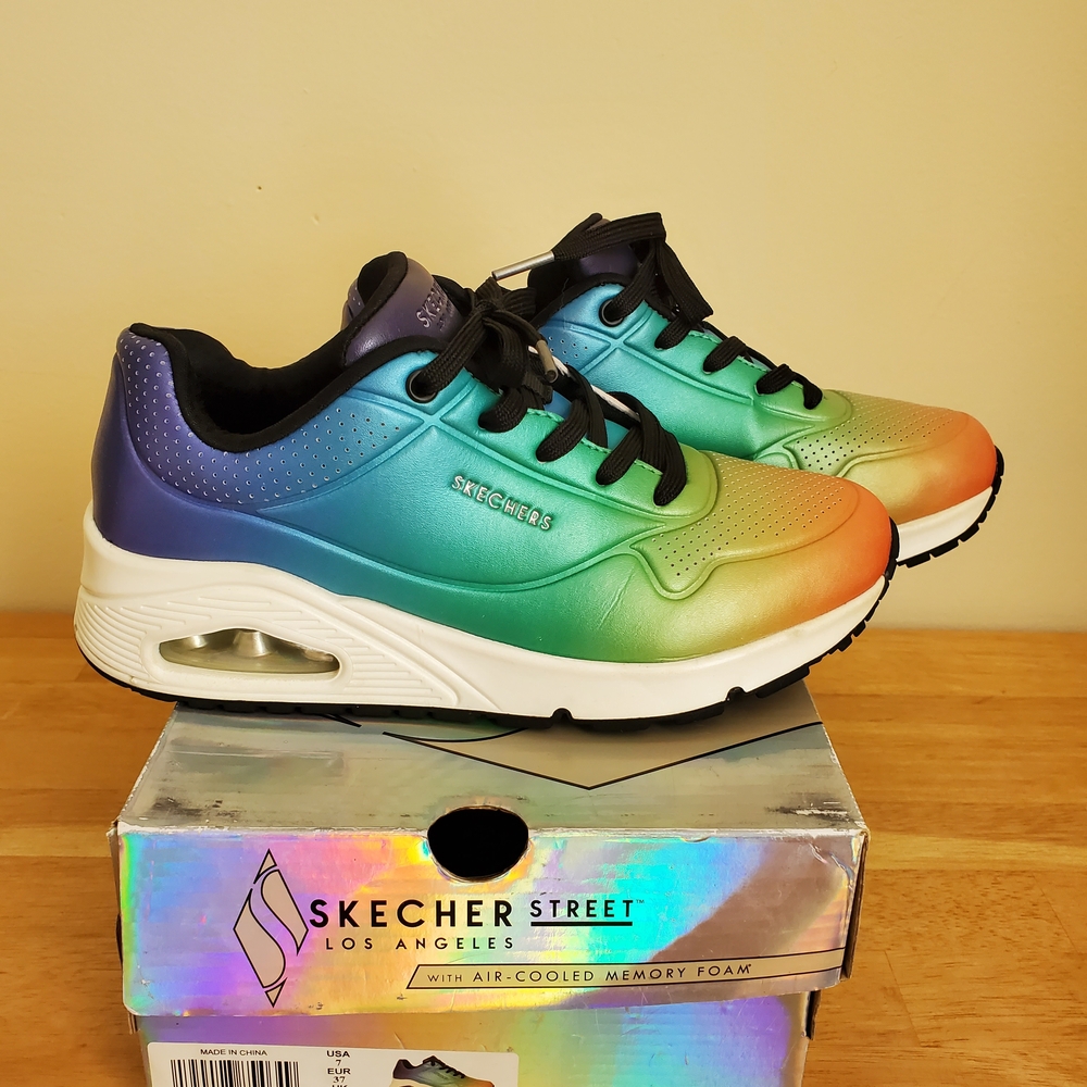 Skechers Women's Sneakers - Black and Multi-Color